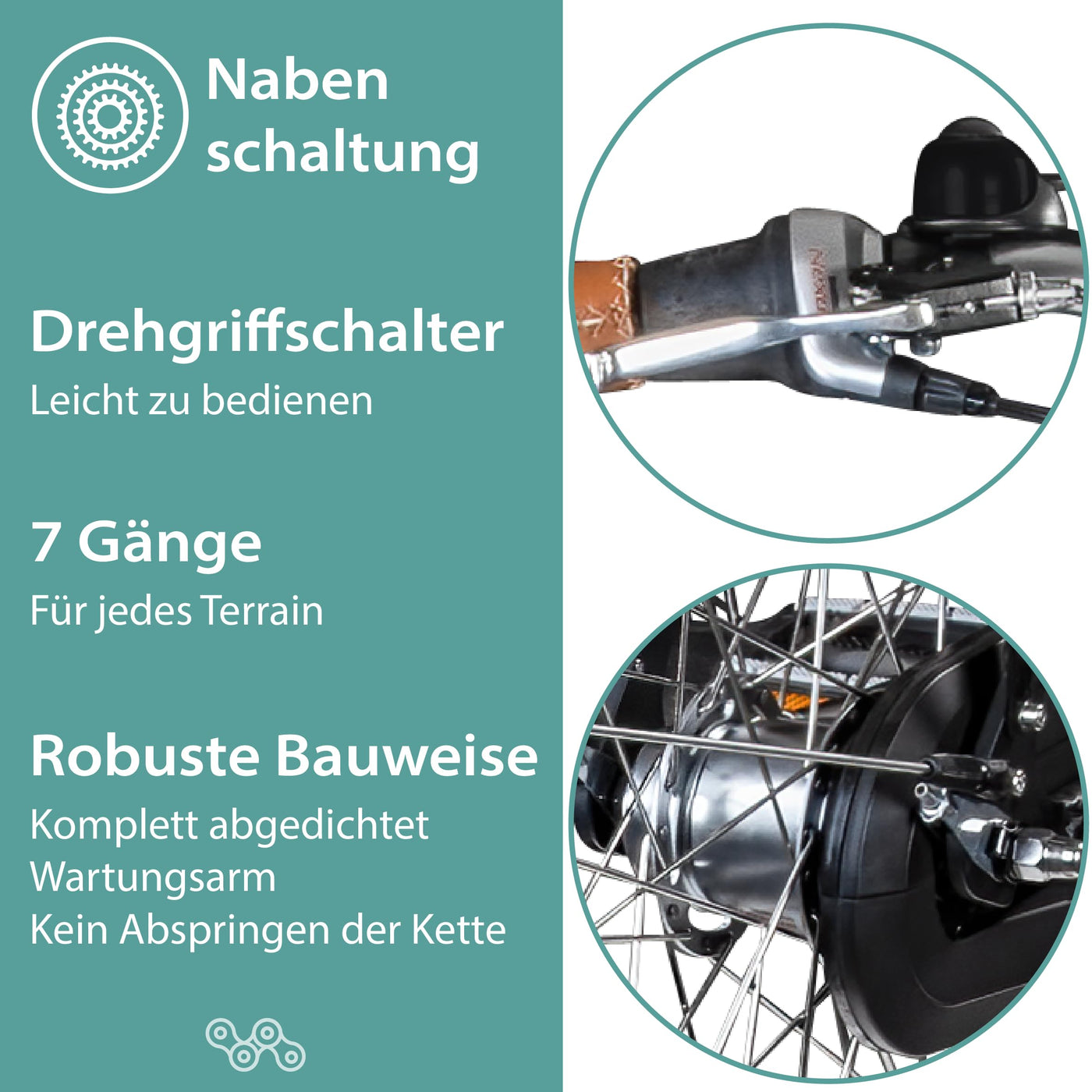 Tretwerk Aurora E Bike 28 Zoll Pedelec Damen Herren 155-185 cm Elektrofahrrad 522 Wh E Fahrrad Damenfahrrad 7 Gang (hellgrün, 50 cm)