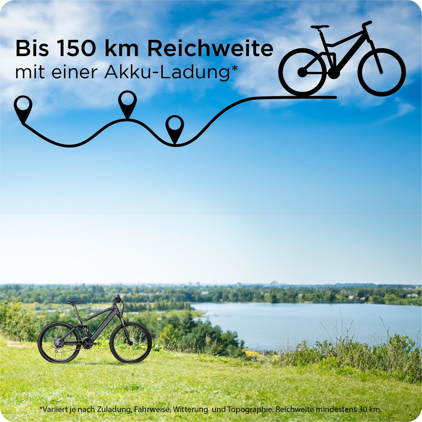 ZÜNDAPP XFS Ebike 27,5 Zoll Fully MTB Fahrrad für Damen und Herren 170-190 cm Elektrofahrrad Hinterradmotor 27 Gang Scheibenbremse E Bike 504 Wh Akku (schwarz, 48 cm)