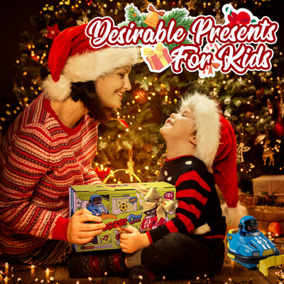 FRUSE Ferngesteuertes Auto ab 3 Jahre,2 Stück Autoscooter Ferngesteuert Kinder,RC Bumper Cars mit Musik und Licht,2,4 GHz Ferngesteuertes Fußballwagen RC Auto Spielzeug,Geschenke für Jungen Mädchen