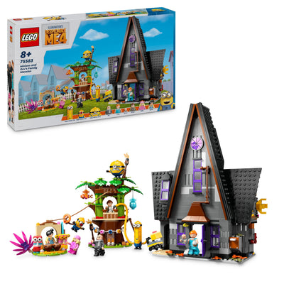 LEGO Ich – Einfach unverbesserlich 4 Familienvilla von Gru und den Minions, Film-Spielset zu Ich – Einfach unverbesserlich 4, Kinderspielzeug, Geschenk für Jungen und Mädchen ab 8 Jahren 75583