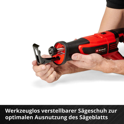 Einhell Professional Akku-Universalsäge TP-AP 18/28 Li BL-Solo Power X-Change (18 V, Brushless, 28 mm Hubhöhe, 2.500 min-1, 20 cm Schnitttiefe Holz, drehbarer Griff, ohne Akku)