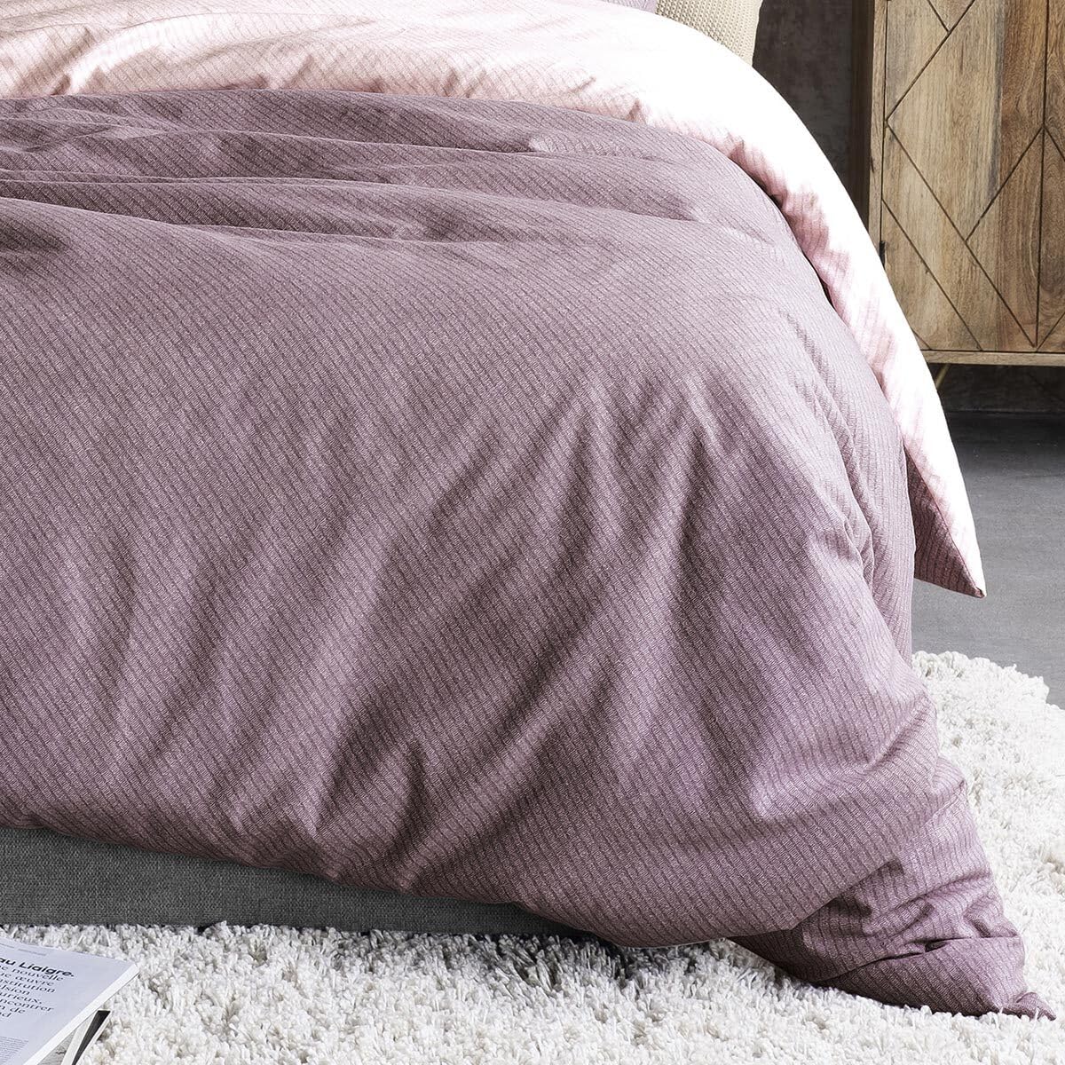 Irisette Edel-Feinbiber Bettwäsche Koala 8487 rosa 1 Bettbezug 135 x 200 cm + 1 Kissenbezug 80 x 80 cm