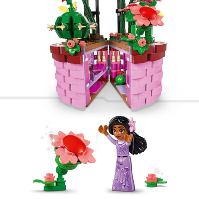 LEGO ǀ Disney Encanto Isabelas Blumentopf, Set für Kinder mit baubarer Spielzeug-Orchidee, Deko-Bausatz mit Mini-Puppe Einer Figur aus dem Film, Geschenk-Idee für Mädchen & Jungen ab 9 Jahren 43237