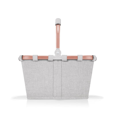 reisenthel carrybag XS twist sky rose – Stabiler Einkaufskorb mit praktischer Innentasche – Elegantes und wasserabweisendes Design