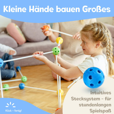 Kreativ Käfer Konstruktionsspielzeug DIY Höhle Bauen Kinder Set BAU Spielzeug Höhlenbauset Creative Fort Decke Bude Steckbaukasten Steckspiel Outdoor Indoor Garten