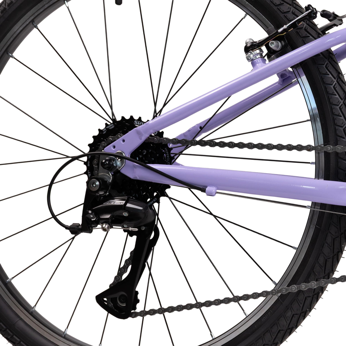 Goetze Light 24 Zoll Kinderfahrrad | Superleichtes MTB Hardtail | 8-Gang Kettenschaltung mit Drehschalter | V-Bremse vorne & hinten | Alurahmen 11" | ab 120 cm Körpergröße