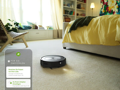 iRobot® Roomba® j7 WLAN-fähiger Saugroboter mit Kartierung und mit Zwei Gummibürsten für alle Böden - Objekterkennung und -vermeidung - Lernt, kartiert und passt Sich an Dein Zuhause an