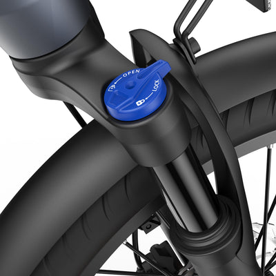 ADO E-Bike Air20Pro, E Fahrrad,BAFANG Bürstenloser Motor,klapprad e-Bike,Riemenantrieb,Dual-Modus-Umschaltung,e Bike 20 Zoll, 2 Gang, ADO Smart APP,3,5-Zoll-IPS-Display,ebike Damen/Herren (Blue)