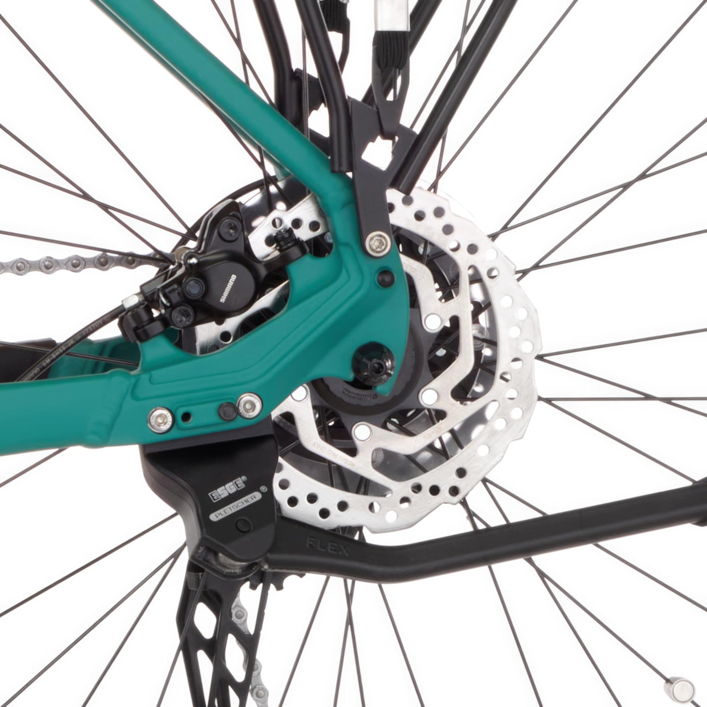 FISCHER E-Bike ATB Terra 4.0i Elektrofahrrad für Damen und Herren, RH 45, Mittelmotor 80, 36 V Akku