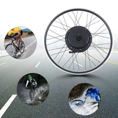 kangten Ebike Elektrofahrrad Conversion Kit 26" Hinterrad 1500W 48V Umbausatz LCD Hinterrad E-Bike für 26-Zoll-Fahrräder