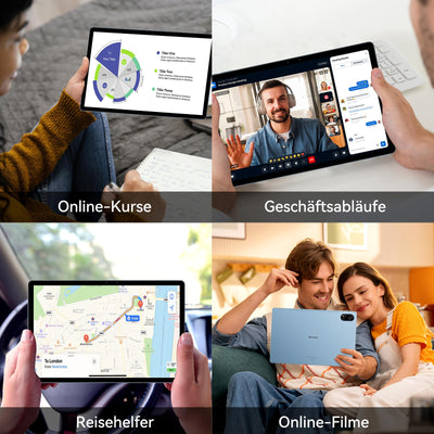 Blackview Tablet Android 15 MEGA8 13 Zoll Tablet mit 36GB RAM+256GB ROM(2TB TF), 50MP+13MP Dual Camera, Dual 4G LTE+5G WiFi 2K FHD Großes Display WideVine L1 Octa Core T620,11000 mAh Akku GPS/Face ID