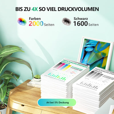 NewLift 953XL Druckerpatronen Kompatibel für HP 953 XL Multipack 953xl druckerpatronen für HP Officejet Pro 7720 7740 8710 8715 8740 8720 8718 7730 8728 8719 8730 Drucker (4er-Pack)