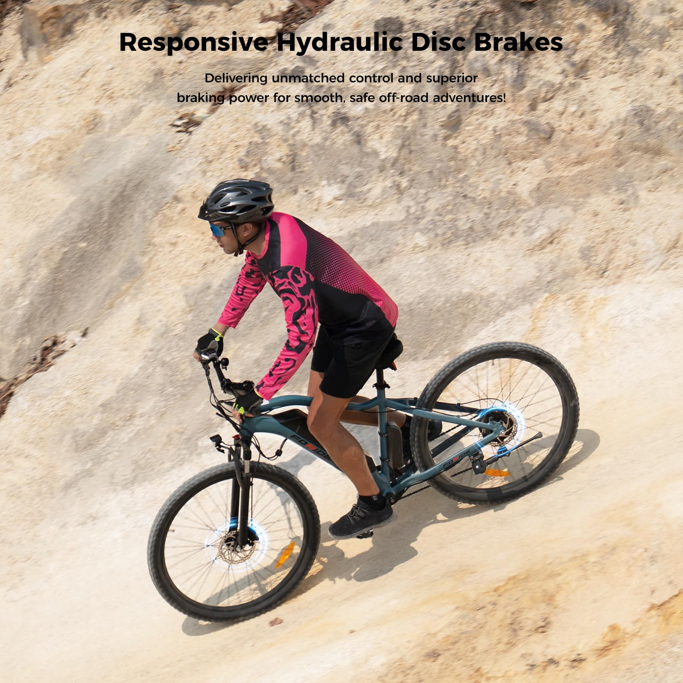 Foride Xtremer 3 29'' E-Bike für Erwachsene, Elektrofahrrad mit 48V 576Wh Akku, Hydraulische Scheibenbremse,120km Reichweite 7 Gang E Bike Herren Damen für Städtische Pendler und Fahrten im Freien