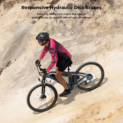 Foride Xtremer 3 29'' E-Bike für Erwachsene, Elektrofahrrad mit 48V 576Wh Akku, Hydraulische Scheibenbremse,120km Reichweite 7 Gang E Bike Herren Damen für Städtische Pendler und Fahrten im Freien