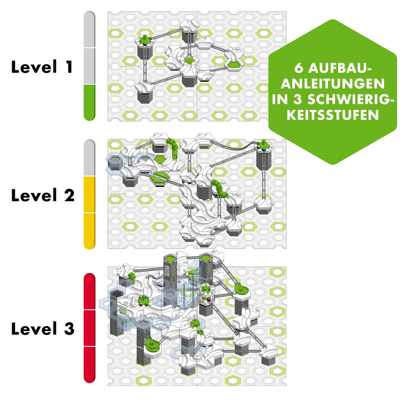 Ravensburger GraviTrax PRO Starter-Set Drop'n'Roll 27463 - Besonderes Starterset der PRO-Linie für Deine Kugelbahn Murmelbahn und Konstruktionsspielzeug ab 8 Jahre