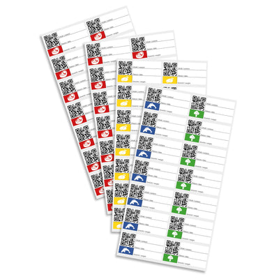 CASO Profi- Folienrollen 25x600 cm / 2 Rollen, für alle Vakuumierer, BPA-frei, sehr stark & reißfest ca. 150µm, aromadicht, kochfest, Sous Vide, wiederverwendbar, inkl. Food Manager Sticker