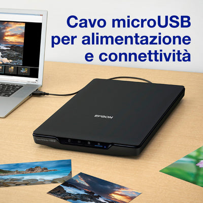 Epson Perfection V39II A4 Flachbett-Foto- und Dokumentenscanner mit Ständer