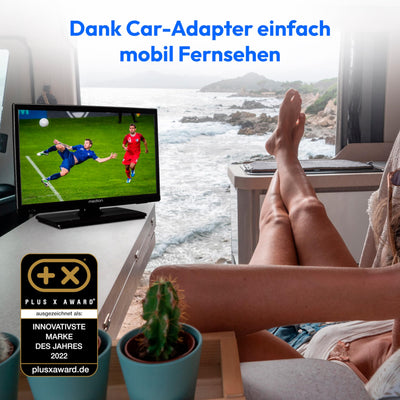 MEDION E11909 (MD 20059) 47 cm (19 Zoll), 768p, HD Fernseher mit DVD-Player (perfekt für Camping Wohnmobil LKW Garten, 12V KFZ Car-Adapter, Triple Tuner Receiver)