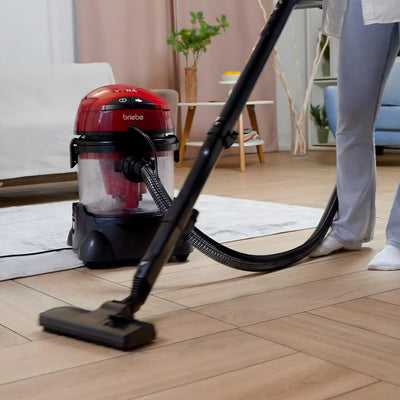 briebe Vira Waschsauger Staubsauger Polsterreiniger für Auto, Haustierflecken-Reiniger, Ideal für Teppiche, Sofas, Matratzen, Nass-/Trockensauger, Tanks: 4,5L Sauberes Wasser / 10L Abfall, VC1112