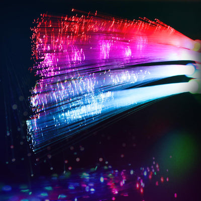 12 Stück Bunte LED Leuchtstäbe – Glasfaser Leuchtstab mit Batterie, Geschenkspielzeug für Kinder, Party Deko & Halloween Deko für Nachtpartys, Konzerte, Weihnachten, Karneval und Hochzeiten (Bunt)