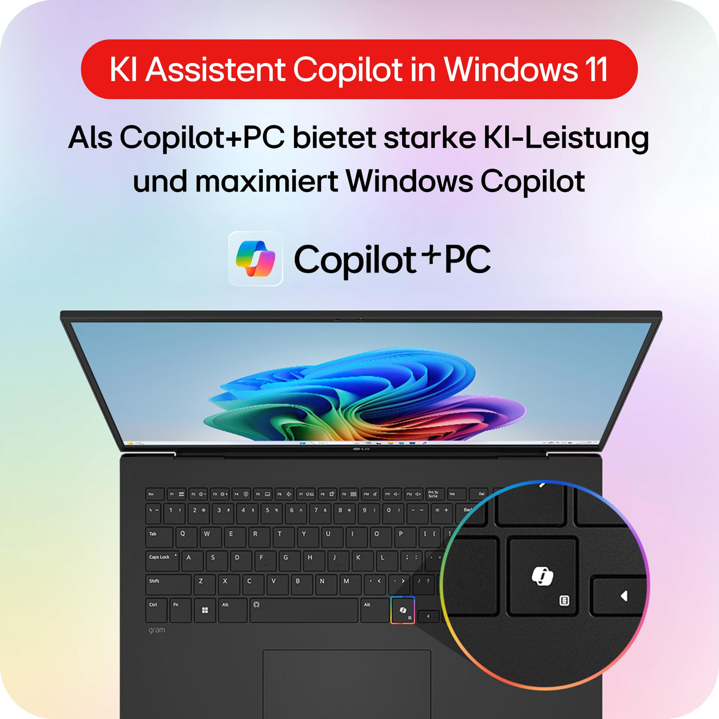 LG gram 17 Zoll Laptop - Intel Core Ultra 7 (16GB RAM, 1TB SSD, Intel Arc Graphics, Windows 11 Home, Bluetooth 5.3, 2xThunderbold 4) - Grau, 17Z90TL-G.AU79G