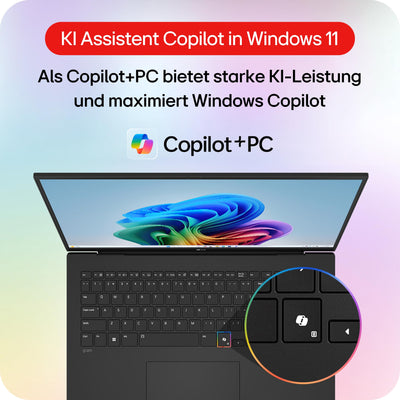 LG gram Notebook 2025 17 Zoll Laptop - Intel Core Ultra 7 (16GB RAM, 1TB SSD, Intel Arc Graphics, Windows 11 Home, Bluetooth 5.3, 2xThunderbold 4) - Grau