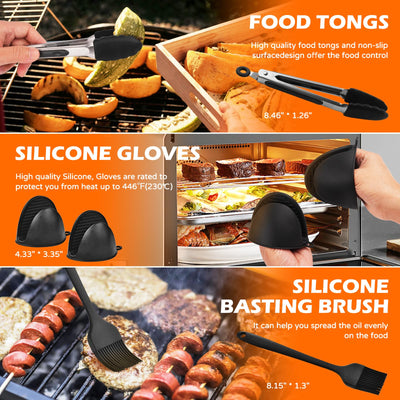 Ninja Heißluftfritteuse Zubehör - Airfryer Zubehör für Ninja Foodi Max Dual Zone AF400EU AF300EU 7.6L-9.5L Und anderen Dual Zone Air Fryer, BPA-frei, Ninja Airfryer Zubehör, Air Fryer Accessories