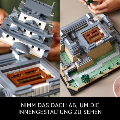 LEGO Architecture Burg Himeji, Modellbausatz für Erwachsene, Wahrzeichen-Kollektion, Set für Fans kreativer Gartenarbeit und japanischer Kultur, mit Kirschblütenbaum, Geschenk für Sie und Ihn 21060