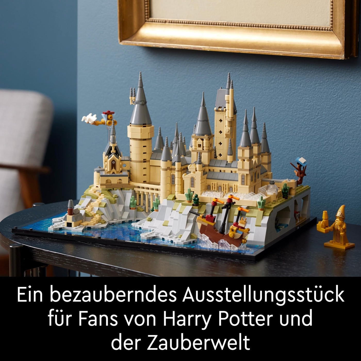 LEGO Harry Potter Schloss Hogwarts mit Schlossgelände - Set zum Sammeln für Erwachsene inkl. Hauptturm & Astronomieturm, Kammer des Schreckens & Architekt Minifigur - 76419