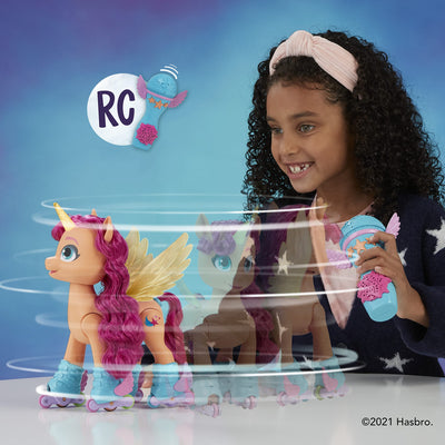 My Little Pony: A New Generation Sunny Starscout Inline-Singendes Rollerspielzeug 22,5 cm mit 50 Reaktionen, Lichter