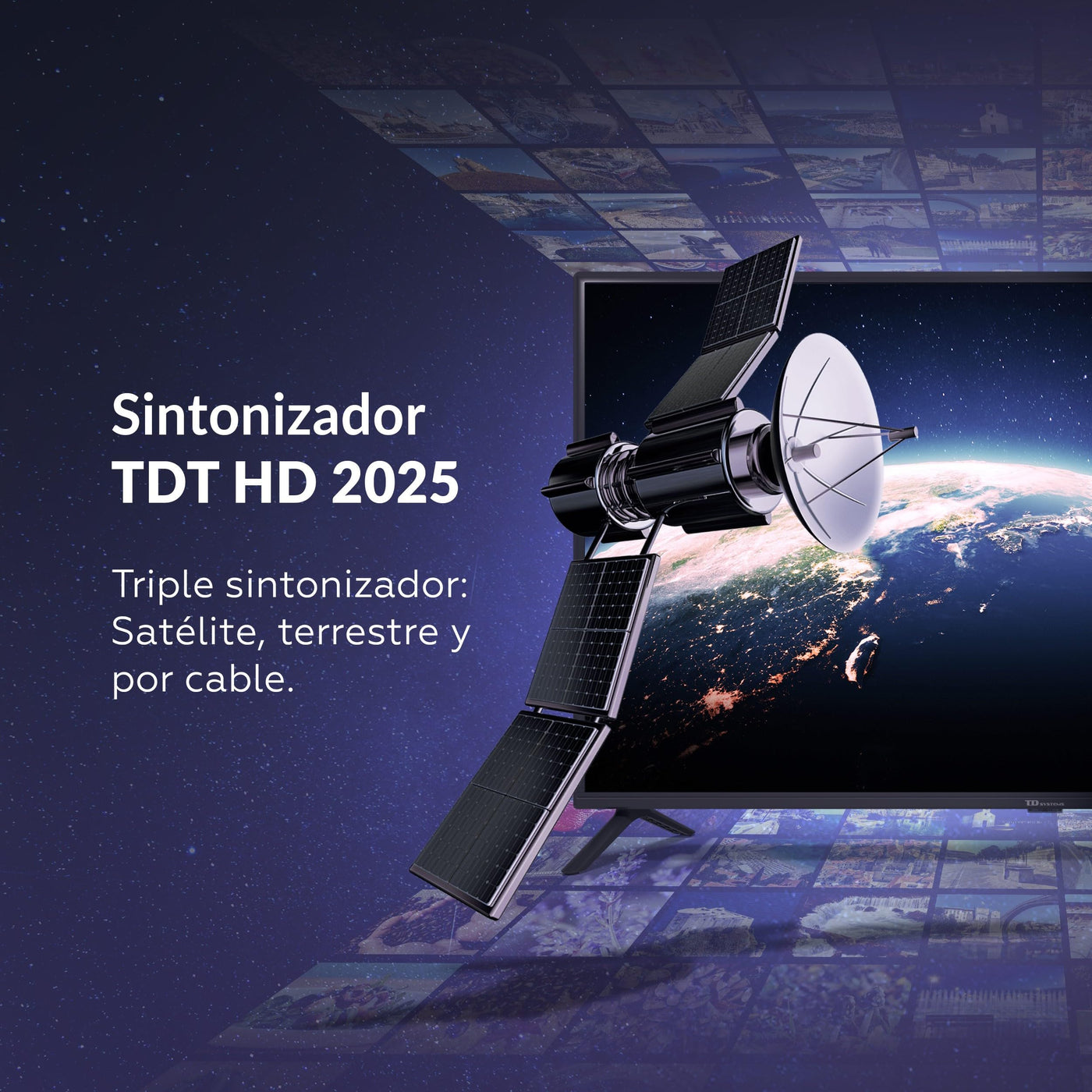TD Systems - 24 Zoll Smart TV, HD DVB-T2/C/S2 Television, Android GTV 11, Modell 2025, Fernseher mit 2 Jahren Garantie - PRIME24K20GLE