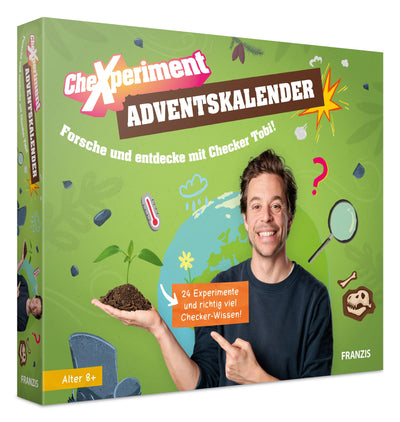 FRANZIS 67330 - CheXperiment Adventskalender Forsche und entdecke mit Checker Tobi!