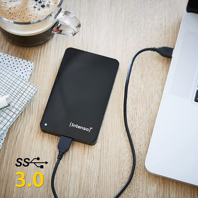 Intenso Memory Case 4 TB Portable Hard Drive, Black, Mechanische Festplatte