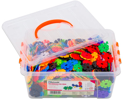 Betzold - Steckblümchen 1000-tlg. - Bunte Steckblumen-Bausteine Steckspiel