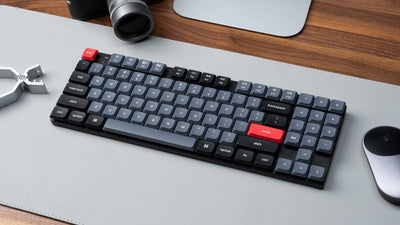 Keychron K13 Pro QMK/VIA Ultradünne benutzerdefinierte kabellose mechanische Tastatur Hot-Swap-RGB-Hintergrundbeleuchtung Roter Schalter Gateron