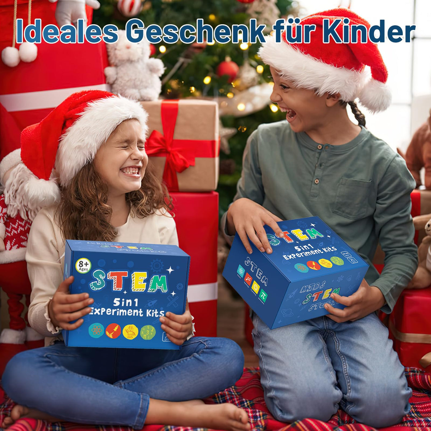 Experimente für Kinder ab 8 9 10 11 12, Elektronik Baukasten, Experimentierkasten, Elektro Baukasten, Bausatz Kinder Spielzeug Geschenke ab 8-14 Jahre Jungen