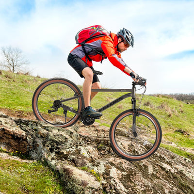 CARPAT SPORT 26 27.5 29 Zoll Mountainbike Fahrrad für Erwachsene, 21 Gang Schaltung, V-Bremsen/Dual-Scheibenbremsen, MTB Herren Damen, Jugendfahrrad