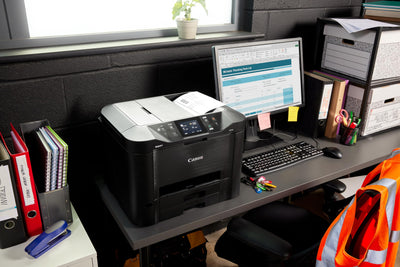 Canon MAXIFY MB5150 Farbtintenstrahl - Multifunktionsdrucker (DIN A4, 4-in-1 Scanner, Kopierer, Fax, Farbdisplay, 600 x 1200 DPI, USB, Duplexdruck, WLAN, Bluetooth) schwarz