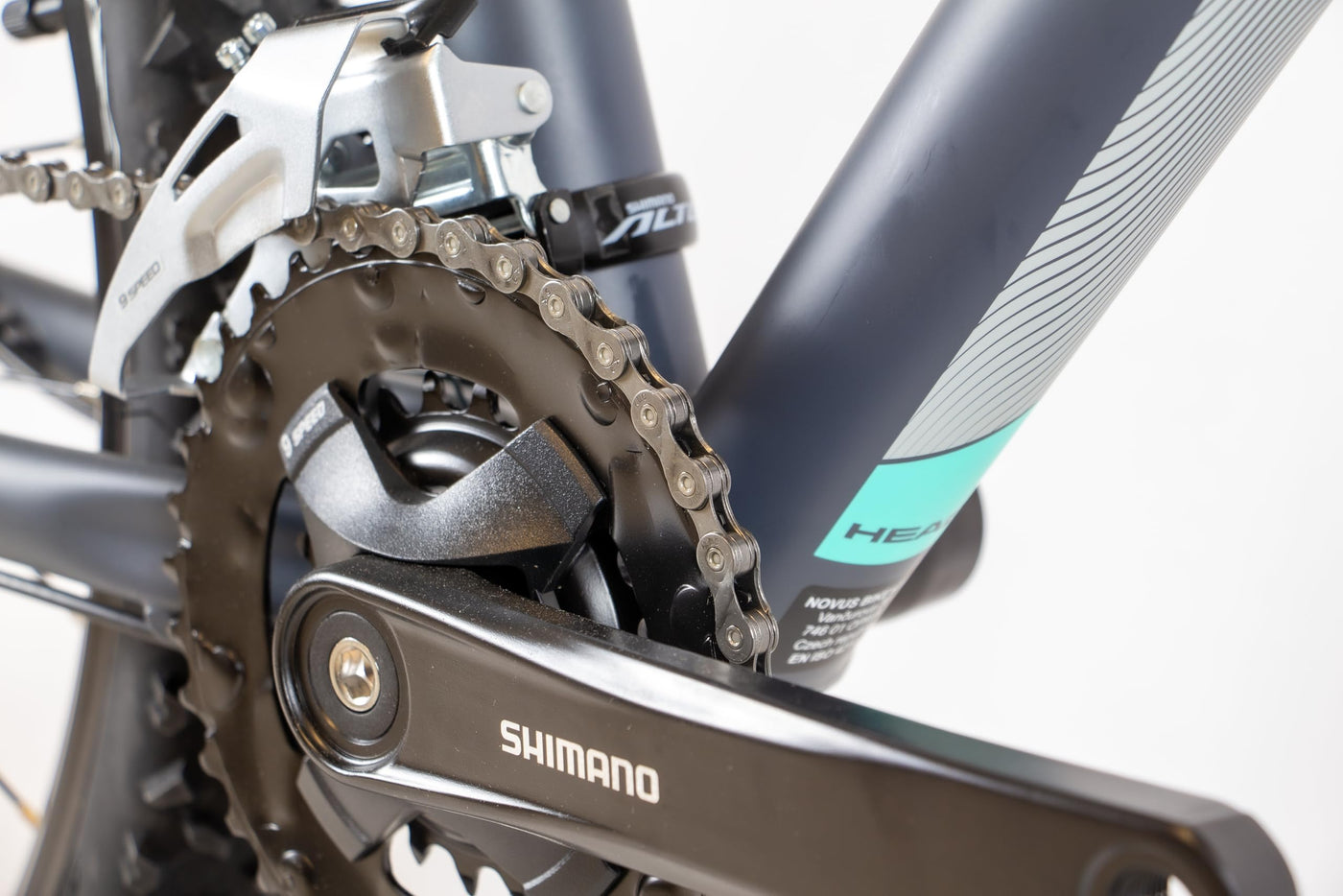 HEAD Women's Tacoma 2.0 Mountain Bike, Matt Grey/Mint, 44