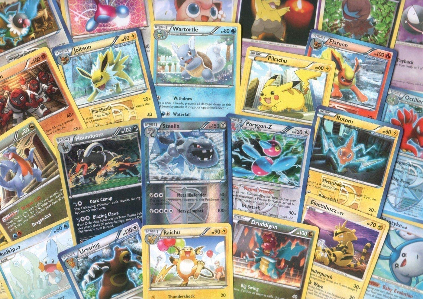 100 englische Pokemon Karten inklusive Holo Karten