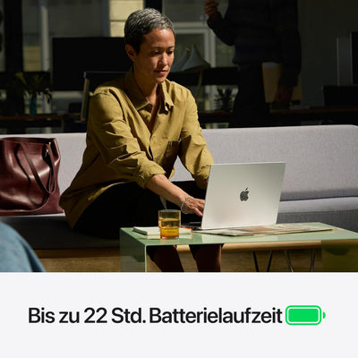Apple 2024 MacBook Pro Laptop mit M4 Max Chip mit 14-Core CPU und 32-Core GPU: 14,2" Liquid Retina XDR Display, 36 GB gemeinsamer Arbeitsspeicher, 1 TB SSD Speicher; Silber