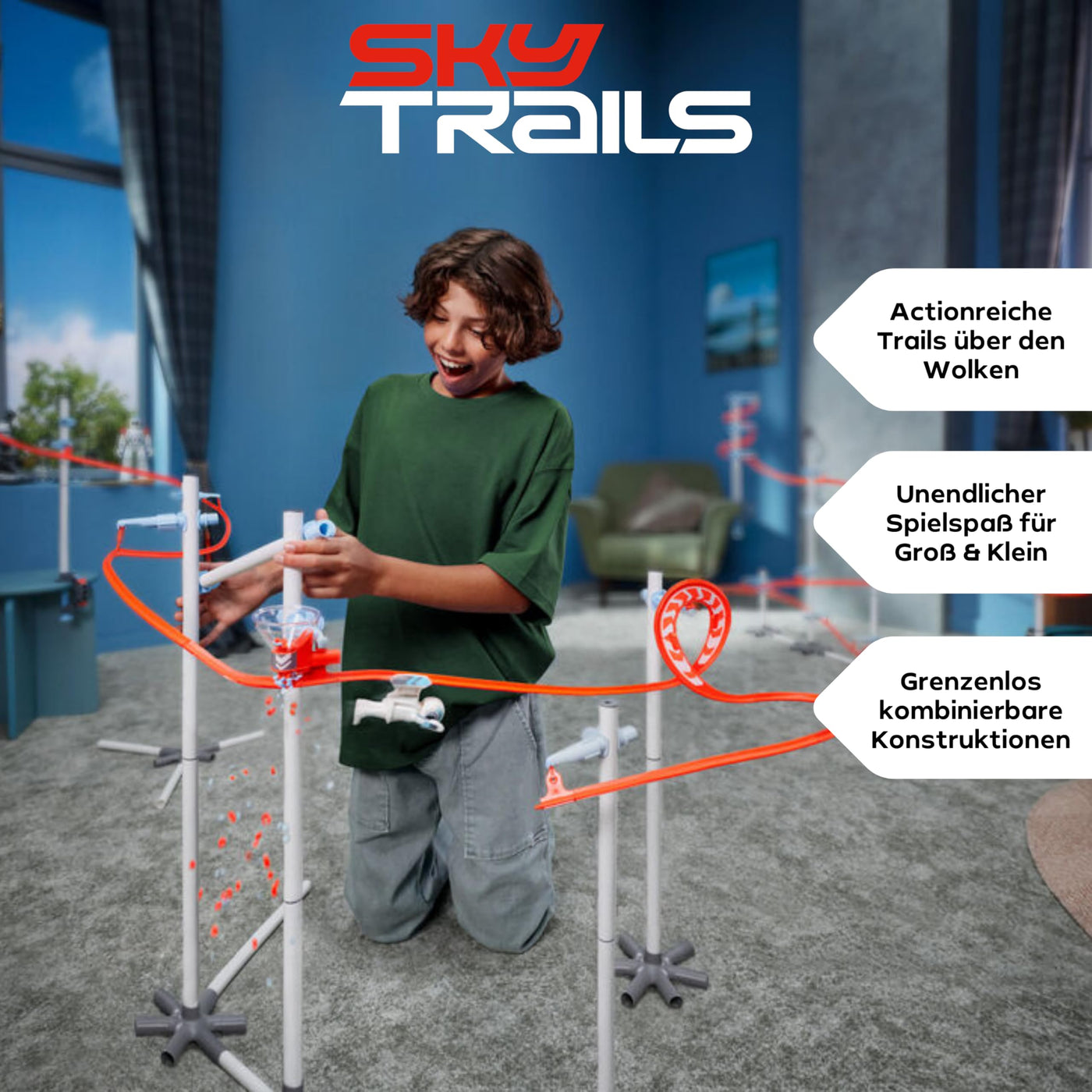 Sky Trails | Starter Kit | Konstruktionsspielzeug für actionreiche Abenteuer Kinder ab 7 Jahren | 71969