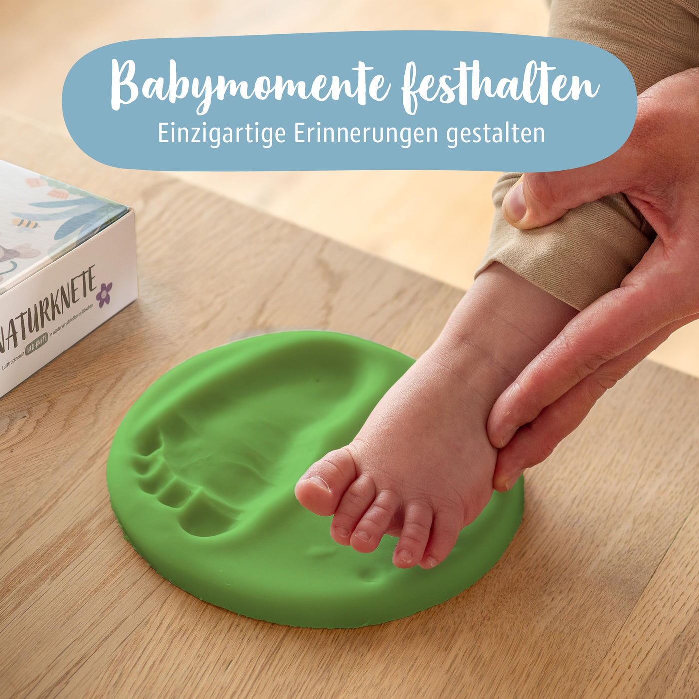 Miniwerk Bio Knete Set Kinder 4x 100gr., Geschenk Mädchen & Jungen 4 5 Jahre – Knete ab 2 Jahre ungiftig und vegan – Schultüte Füllung & Kindergeburtstag (Rot, Blau, Grün, Gelb), Softknete