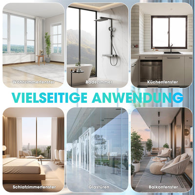 HAUSHOF Fensterputzroboter mit Sprühfunktion, 3800PA Elektrischer Fensterputzer, Intelligenter Navigation, Fernbedienung, Mit Glasreiniger & Tüchern, Zweifacher Schutz, Für Innen- & Außenfenster