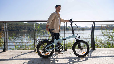 ADO E-Bike Air20Pro, Electric Bikes,klapprad e-Bike,Riemenantrieb,e Bike 20 Zoll, 2 Gang, ADO Smart APP,BAFANG Bürstenloser Motor,3,5-Zoll-IPS-Display,ebike Damen/Herren (Blue)