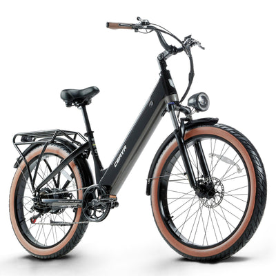 CEAYA Elektrofahrrad Aluminium 26 Zoll E Bike Herren Damen Pedelec 25km/h Fat Tire Ebike mit 48V20AH Akku,Gabelfederung,7-Gang Schaltung,Scheibenbremse,Reichweite bis 45-80KM
