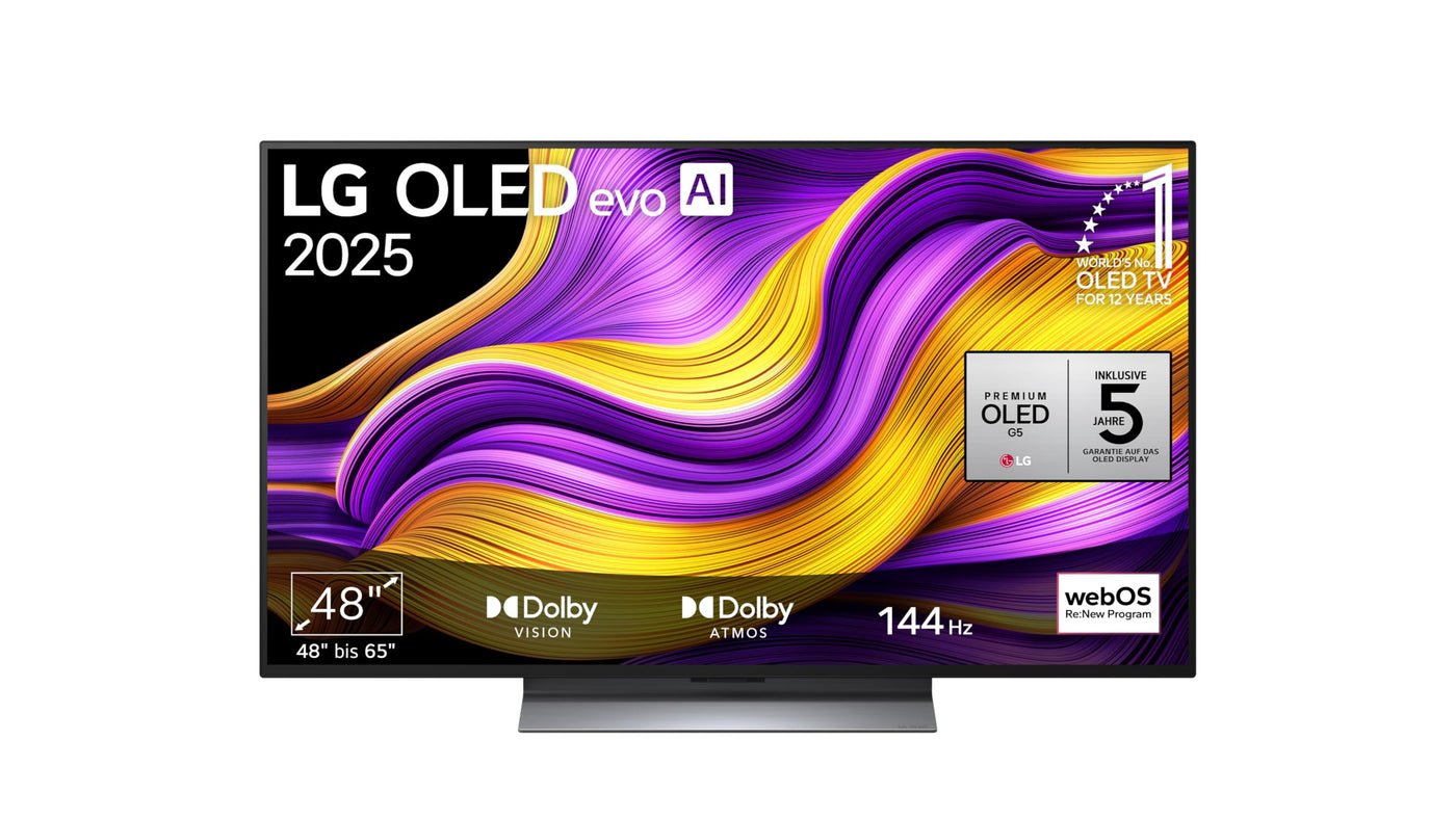 LG OLED48G56LS TV 48" (121 cm) OLED evo Fernseher (α11 4K AI-Prozessor, webOS 25, Dolby Vision, bis zu 120Hz) [Modelljahr 2025]