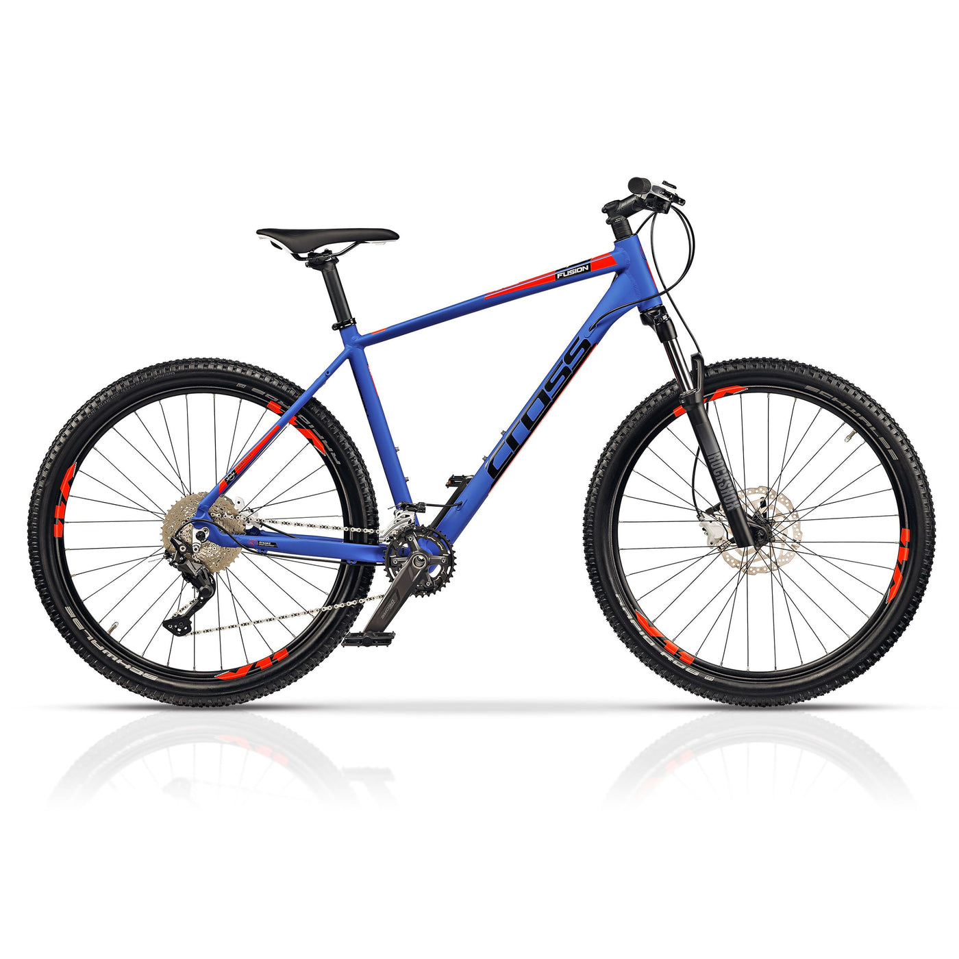 Airtracks 27,5 Zoll Mountainbike Herren MTB Fahrrad Hardtail Fusion X Shimano 2x10 Deore RD-M4120 SGS - ROCKSHOX Judy - Rahmenhöhen 42, 46, 50 und 54 - Modelljahr 2023 (54cm (Körpergröße 185-195cm))