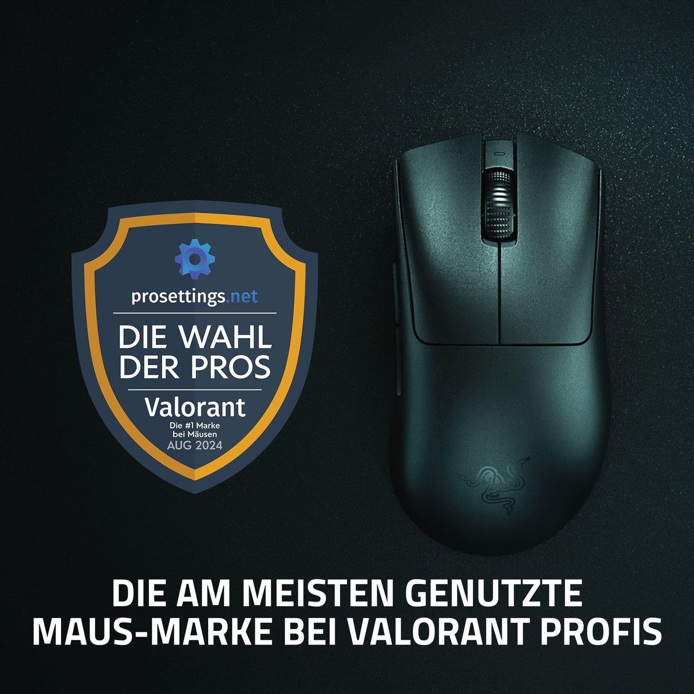 Razer DeathAdder V3 Pro - Leichte kabellose Ergonomische Esports-Maus (63g Leichtes Design, Focus Pro 30K Optischer Sensor, Mausschalter Gen-3, HyperSpeed Wireless) Schwarz