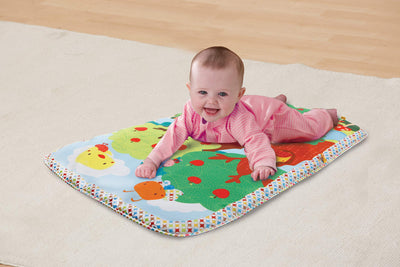 Vtech Baby Musik-Spieldecke – Babydecke mit Spielbogen – Mit 4 abnehmbaren Spielelementen, bunten Klaviertasten und Melodien – Für Kinder von 0-24 Monaten